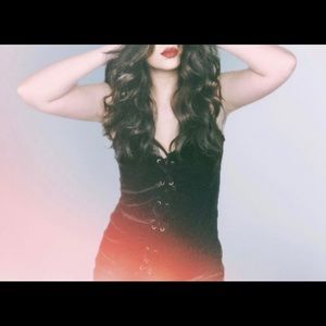 Shinestar Velvet Mini Dress